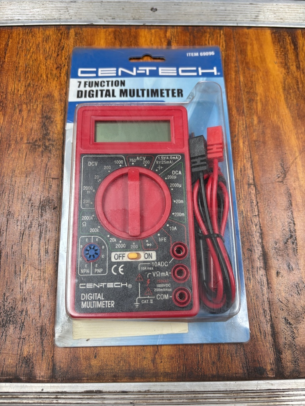 7-Function Digital Multimeter - Black(Cen-Tech)